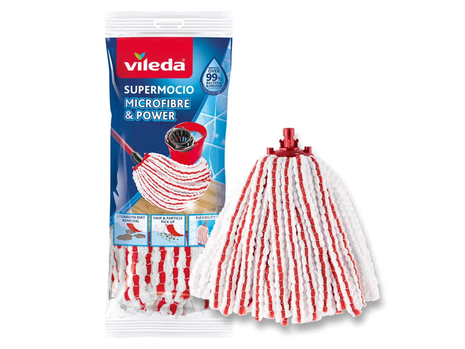 Wkład do mopa Supermocio POWER Microfibre Vileda 157919
